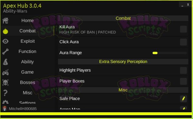 Ability Wars FREE GUI - APEX HUB - TONS OF FEATURES! KILL AURA & MORE! - APRIL 2025