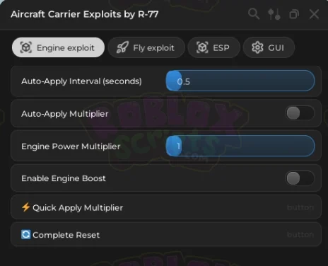 Aircraft Carrier BETA | ESP | ENGINE BOOST | ENGINE MULTIPLIER & MORE!