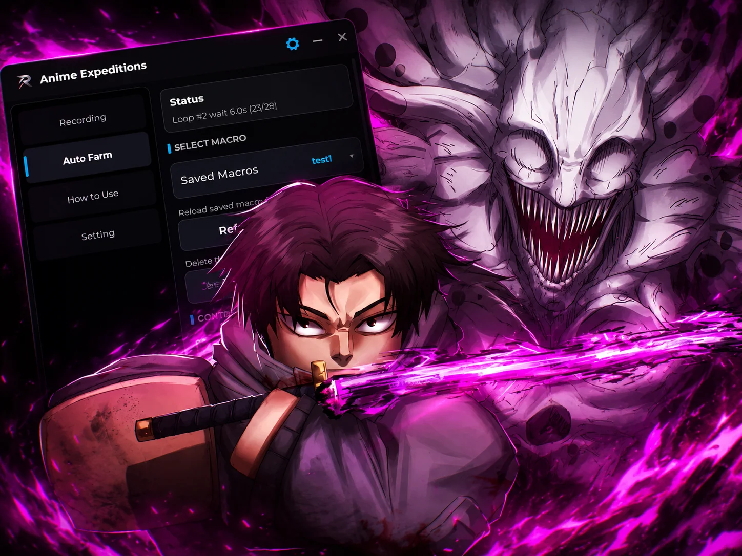anime expeditions Recording AutoPlay APK