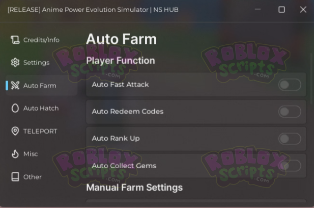 Anime Power Evolution Simulator FREE FARMING GUI - FAST ATTACKS - REDEEM CODES & MORE!