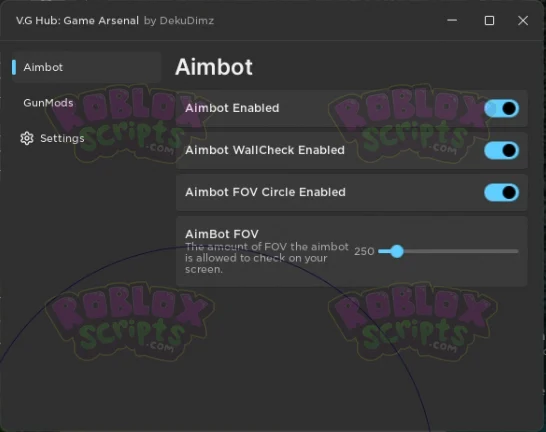 Arsenal AIMBOT & GUN MODS SCRIPT APRIL 2024