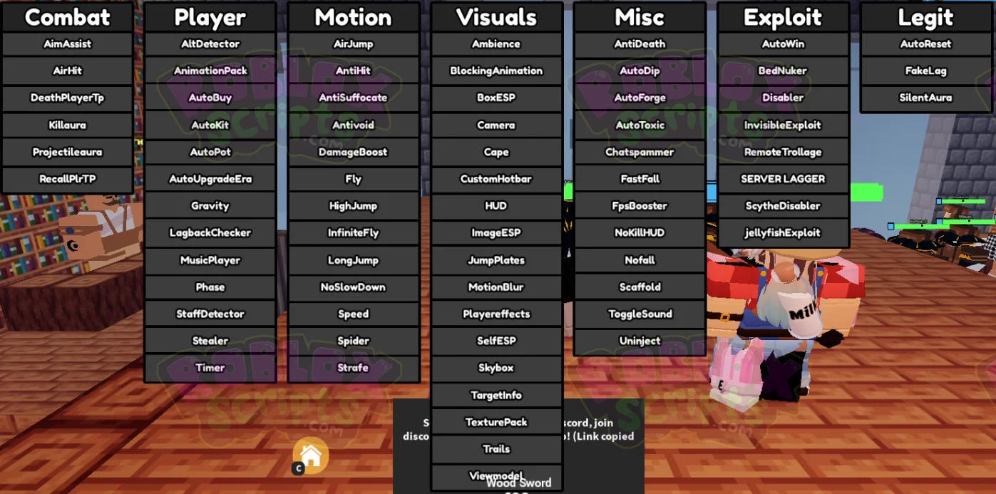 BedWars FREE GUI AUGUST 2024