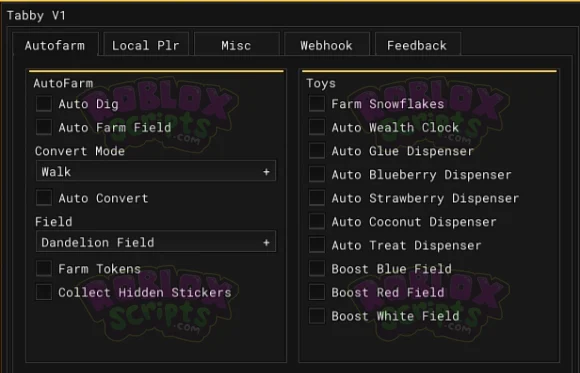 Bee Swarm Simulator TABBY FREE FARMING GUI JULY 2024