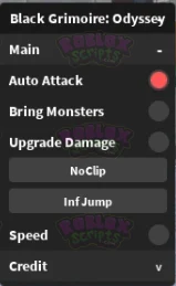 Black Grimoire: Odyssey AUTO FARM GUI - GET UGC EASY