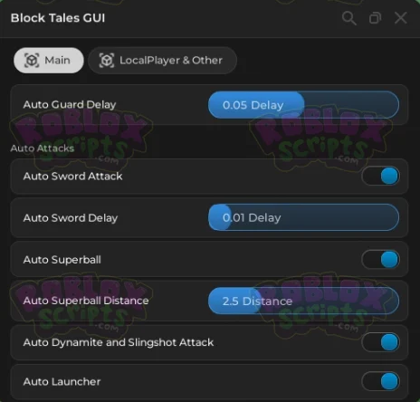 Block Tales [Demo 3] FREE GUI - AUTO GUARD - AUTO ATTACK & MORE! NOV 2024