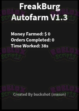 Bloxburg FREAKBURG AUTO FARM V1.3