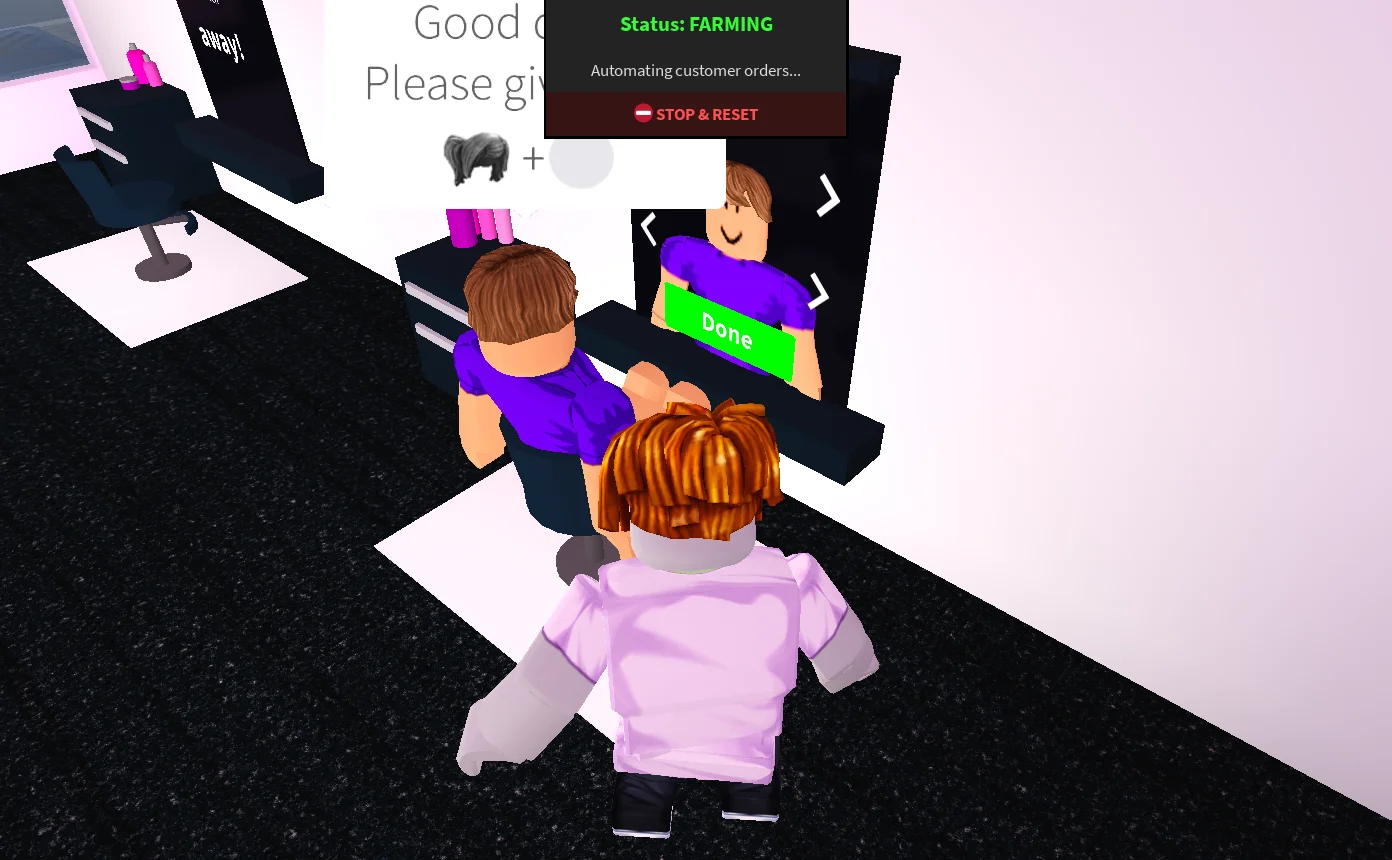Bloxburg Hairdresser Autofarm