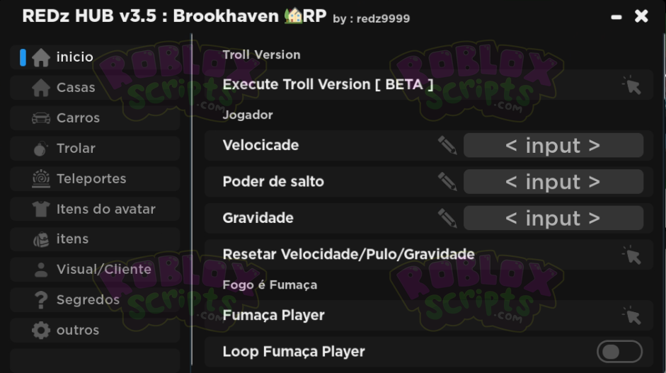 Brookhaven RP REDZHUB NO KEY ADMIN COMMANDS AND TROLLING FEATURES!