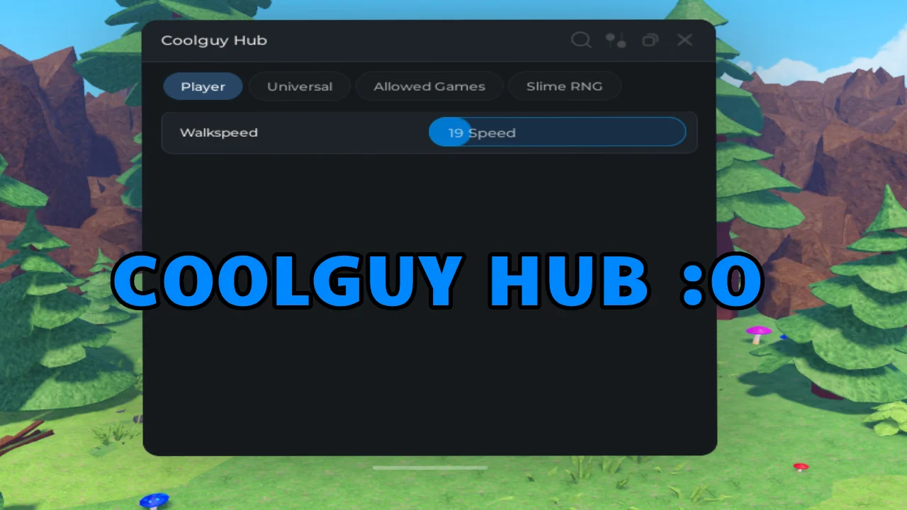 Coolguy hub V1 (Only a couple games at the moment, more coming soon!) (OPEN SOURCE)