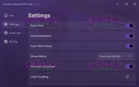 Dandy's World FFJ HUB - AUTO PLAY & MORE!