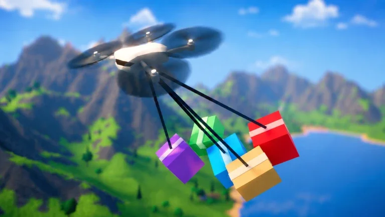 DRONE DELIVERY  auto farm