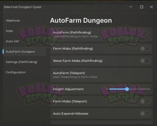 Dungeon Quest THE #1 AUTO FARM GUI [ZEKE HUB PREMIUM] OCTOBER 2024