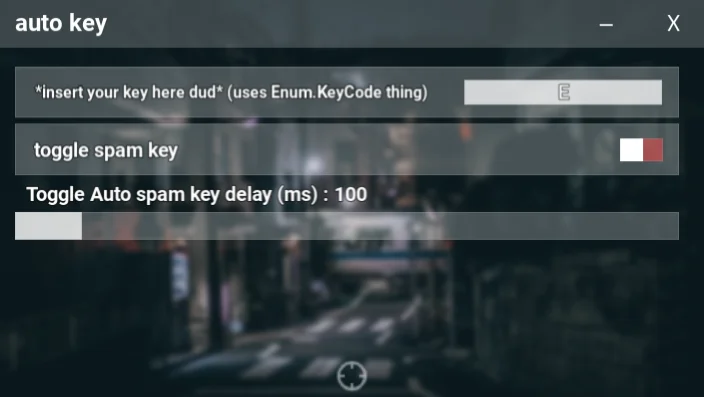 key stroke spammer thing
