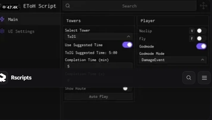 Etoh Auto Complete Tower Hub
