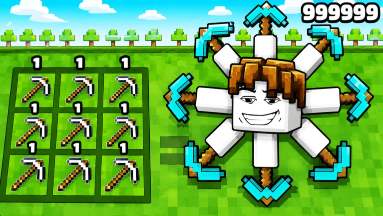 +1 Pickaxe Swing Escape | Auto farm win