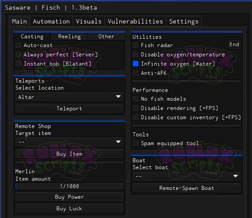 Fisch SASWARE FREE GUI - LOTS OF FEATURES - NO KEY - FEB 2025