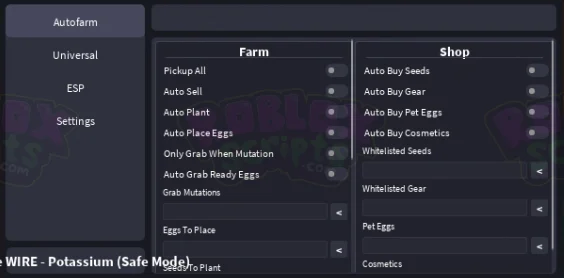 Grow A Garden AUSSIE WIRE | AUTO FARM | KEY SYSTEM | BASIC FARMING
