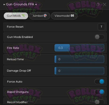 Gun Grounds FFA GUN MODS - AIMBOT & MORE! OCTOBER 2024