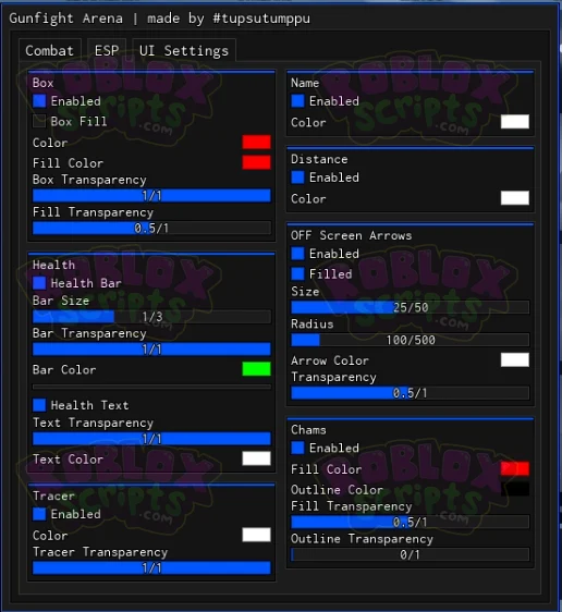 Gunfight Arena SILENT AIM FREE GUI