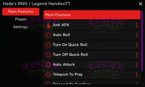 Hade's RNG FREE KEY SYSTEM GUI FOR FARMING