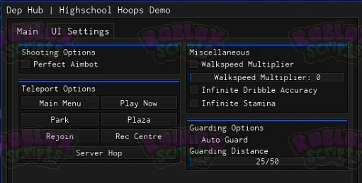 Highschool Hoops Demo AUTO GUARD - AIMBOT & MORE! MAY 2024
