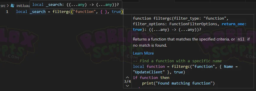 LUAU DEFINITION AND DOCUMENTATION FILES - MAKE CODING IN VSC OR ANY IDE EASIER
