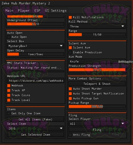 Murder Mystery 2 THE BEST PREMIUM FARMING GUI - ZEKE HUB