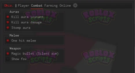 Ohio. KILL AURA - ATM FARM & MORE!