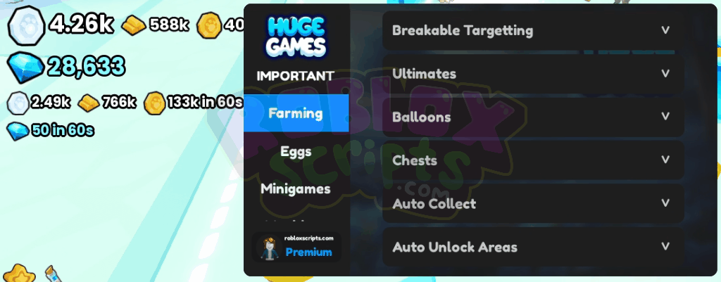 Pet Simulator 99! HUGEGAMES GUI