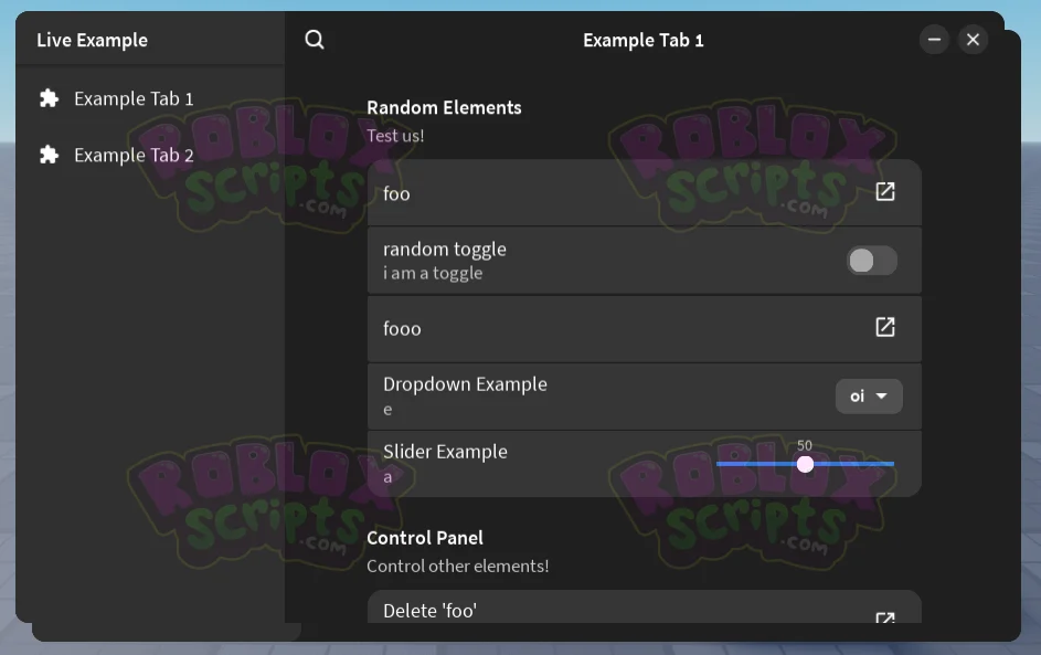 Rolibwaita ROBLOX UI LIBRARY JULY 2024
