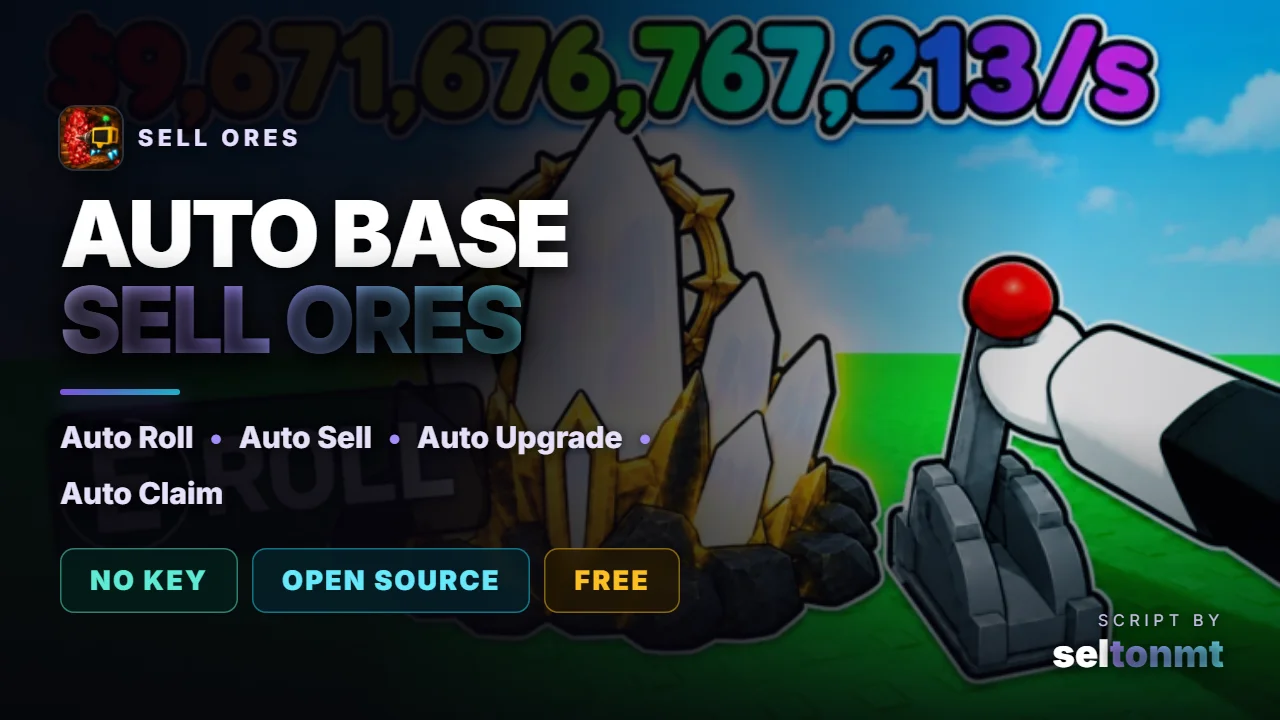 [💎] Sell Ores ⛏️|  AUTO FARM & More