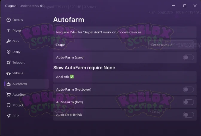 Streetz War 2 UNDERLORD V4 FREE GUI - AUTO FARM & MORE! DECEMBER 2024