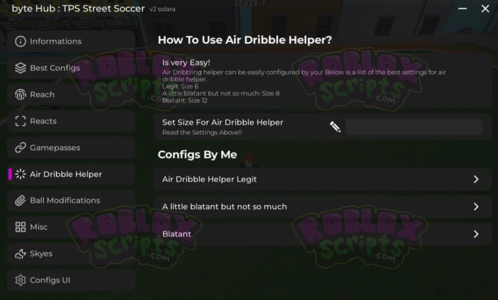 TPS: Street Soccer AUTO FARM GOALS - REACH - STOP THE BALL & MORE! INSANE OP GUI