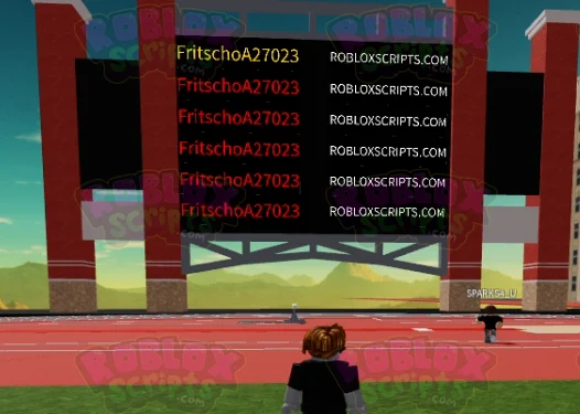 Track and Field Simulator CHANGE LEADERBOARD TEXT TO ANYTHING