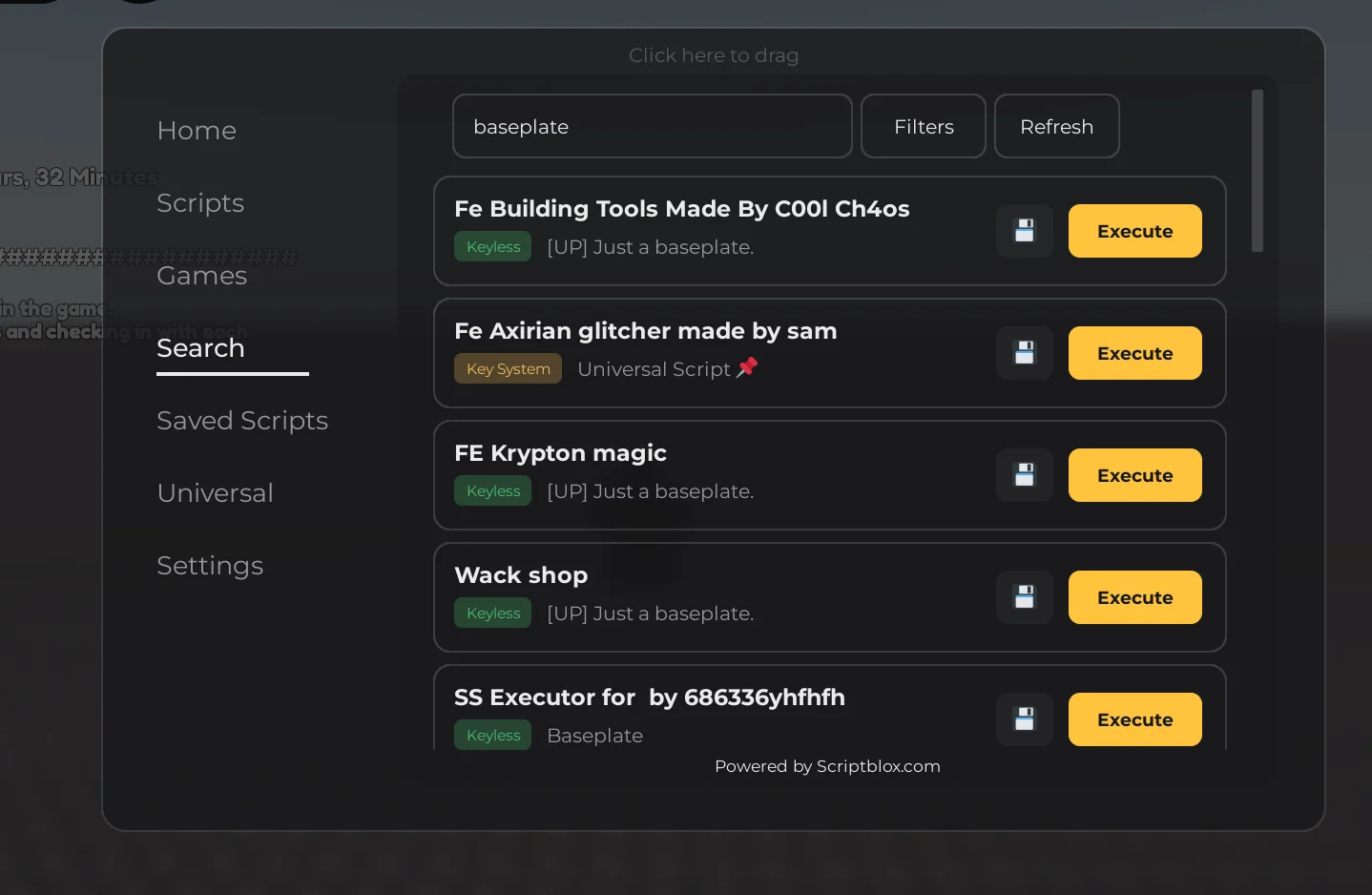 Universal Best Script Searcher