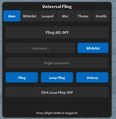 Universal Fling