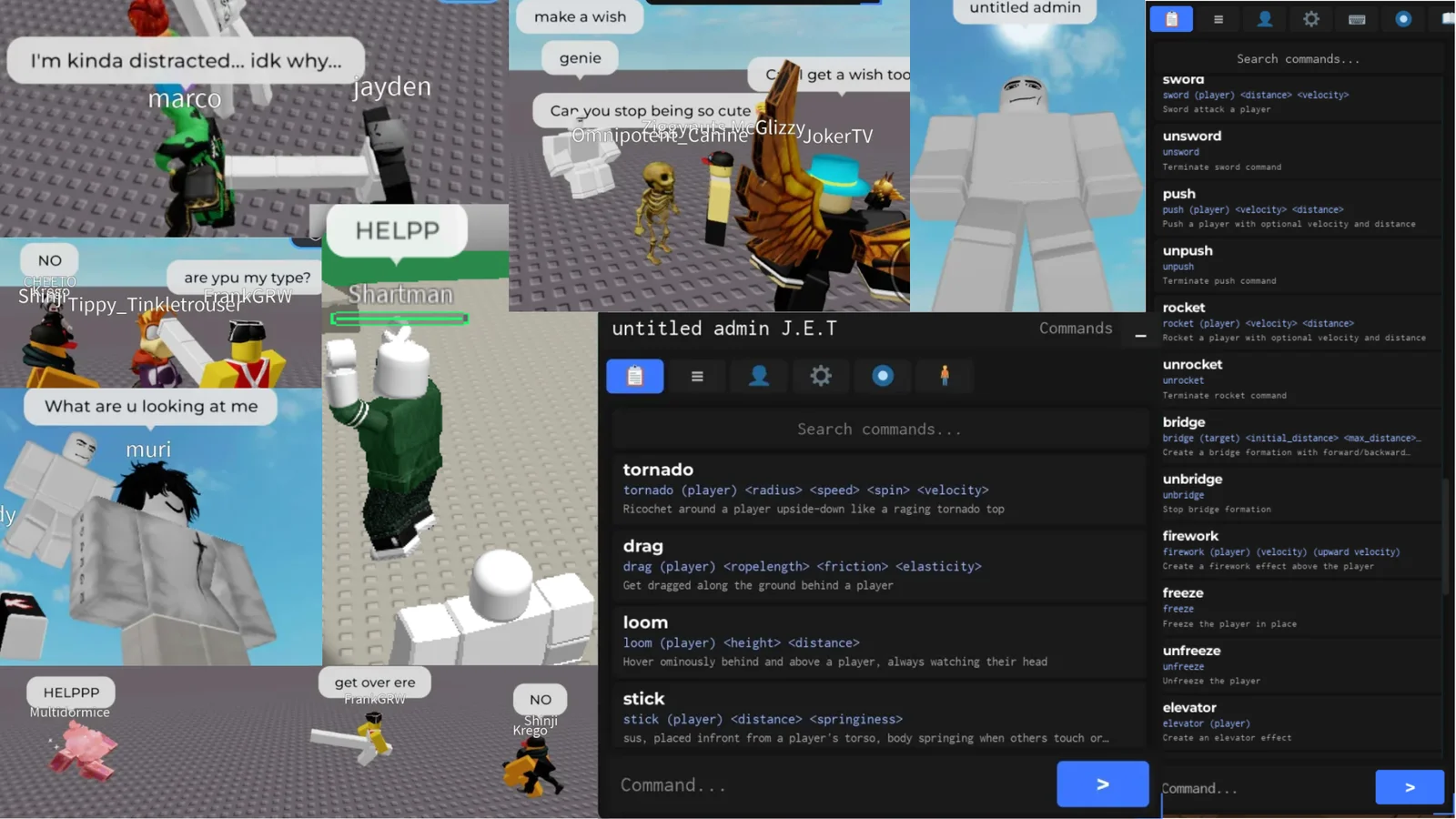 untitled admin | commands | weld | animations | other ppl can use ingame