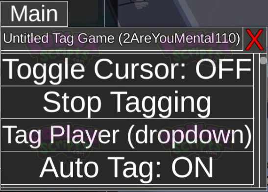 Untitled Tag Game FREE GUI AUTO TAG & MORE!
