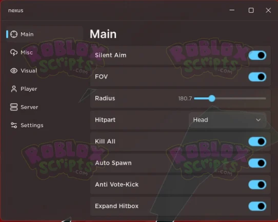 Weaponry KILL ALL - SILENT AIM - NO KEY FREE GUI