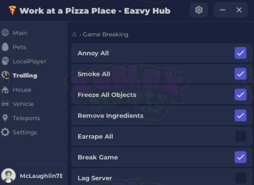 Work at a Pizza Place FE SCRIPT/GUI | TROLLING FEATURES | AUTO FARM FEATURES & MORE! INSANE SCRIPT
