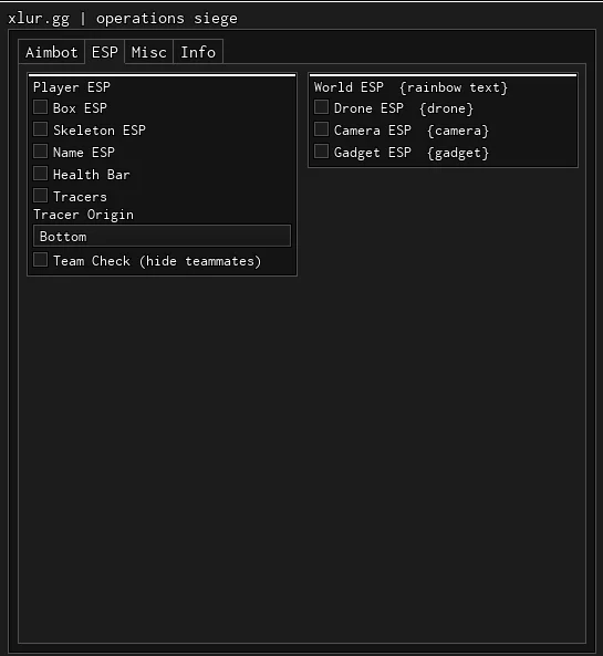 Xlur Hub | Operations Siege